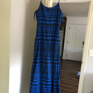 Stripped maxi dress
